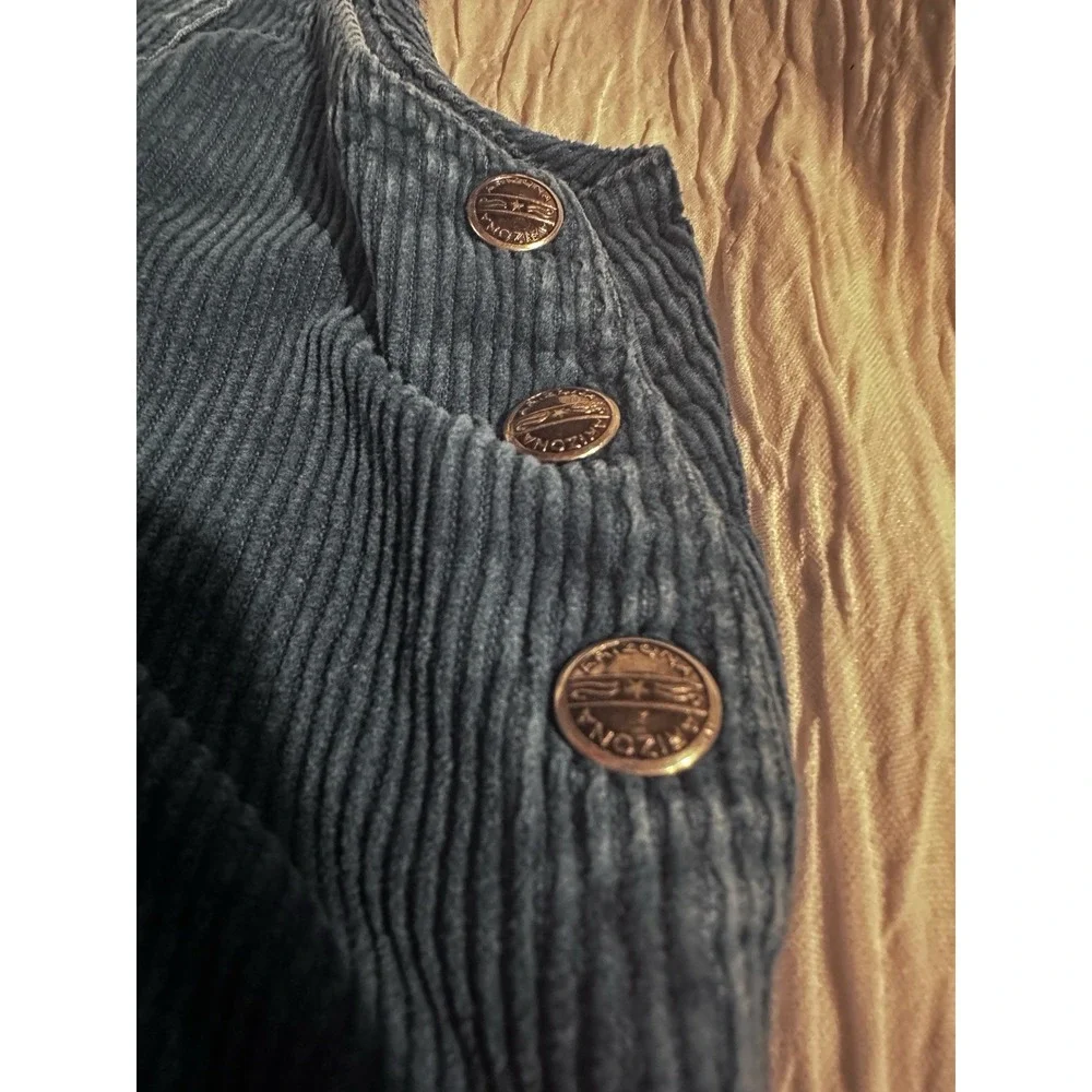 Arizona Jean Co. Corduroy Teal Dress Overalls‎ Girls 5